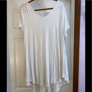 White plain tunic